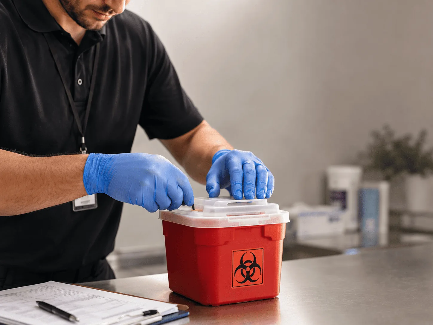 Why choose Sharps Waste Disposal in Rhodelia, KY